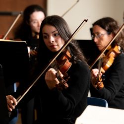 Berks Sinfonietta - Rehearsing Beethoven's 9th Symphony.