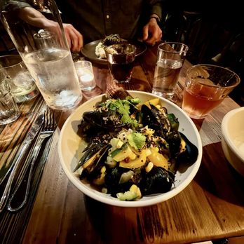 The Penny - aji amarillo mussels - New American Near Me - Woodstock, New York