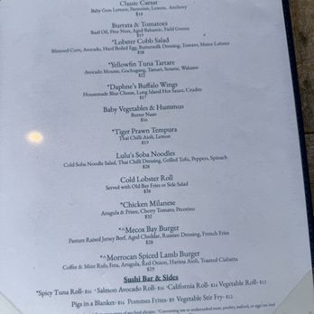 Daphne’s - New American Near Me - Westhampton Beach, New York