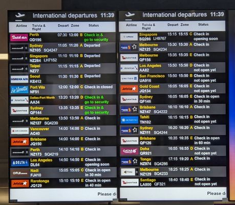 Auckland Airport by null