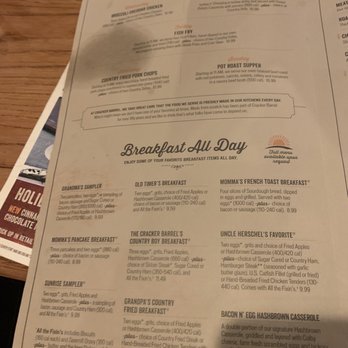 Cracker Barrel Old Country Store - Breakfast & Brunch Near Me - York, Pennsylvania Cracker Barrel Old Country Store - Breakfast & Brunch Near Me - York, Pennsylvania