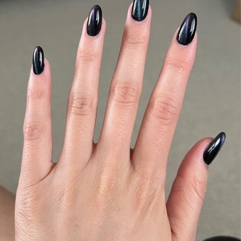 Nails Boutique - Acrylic with cat eye gel color - Nail Salons Near Me - Buena Park, California Nails Boutique - Acrylic with cat eye gel color - Nail Salons Near Me - Buena Park, California