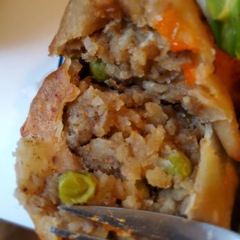 Saffron Grill - Inside veggie samosa - Indian Near Me - Seattle, Washington Saffron Grill - Inside veggie samosa - Indian Near Me - Seattle, Washington