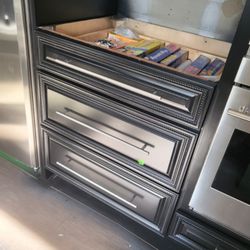 Frank's Painting - Kitchen cabinets sprayed in East Rockaway.