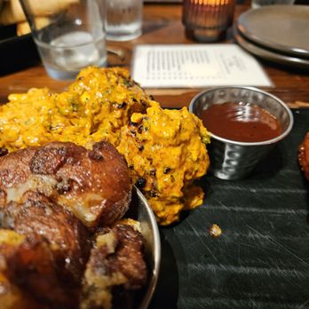 Whiskey 'N Rye Smokehouse - Corn and garlic potatoes - Barbeque Near Me - Solvang, California