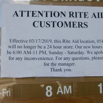 Rite Aid - a sign in a store window - Drugstores Near Me - Rolling Hills Estate, California Rite Aid - a sign in a store window - Drugstores Near Me - Rolling Hills Estate, California