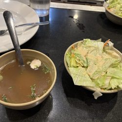 Stix - Miso Soup and Ginger Salad