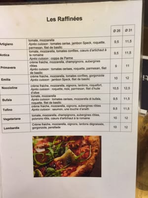 Menu photo 3 Artigiano Aucamville, 31 Menu photo 3 Artigiano Aucamville, 31