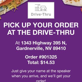 Taco Bell - My paid in full for my online order. Proof of purchase. - Fast Food Near Me - Gardnerville, Nevada