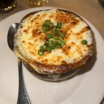 Farmhouse Tavern - French onion soup. Would not recommend. - New American Near Me - Katonah, New York
