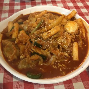 Old Time Noodle House - Spicy rice cake with ramen noodles - Korean Near Me - Gardena, California Old Time Noodle House - Spicy rice cake with ramen noodles - Korean Near Me - Gardena, California