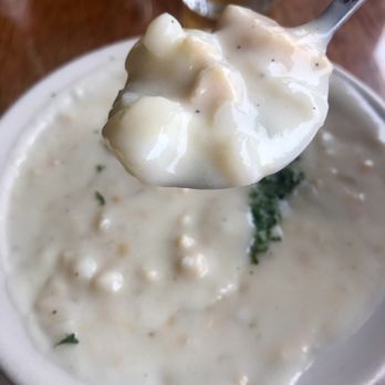 Bayside Cafe - My spoon of clam chowder nice and thick. 9-2024 - Mexican Near Me - Morro Bay, California