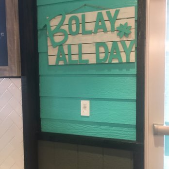 Bolay - love their signage - New American Near Me - Boca Raton, Florida