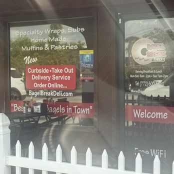 Bagel Break Deli - Bagel Break Deli Stuart storefront and takeout entrance - Delis Near Me - Stuart, Florida Bagel Break Deli - Bagel Break Deli Stuart storefront and takeout entrance - Delis Near Me - Stuart, Florida
