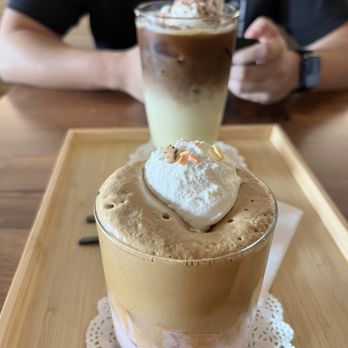 K Cafe Dabang - Banana latte - Coffee & Tea Near Me - Lynnwood, Washington