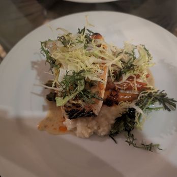 Perch - Chilean Sea Bass over carrots and risotto - Lounges Near Me - Los Angeles, California Perch - Chilean Sea Bass over carrots and risotto - Lounges Near Me - Los Angeles, California