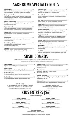 Menu photo 4 Sake Bomb Durham, NC