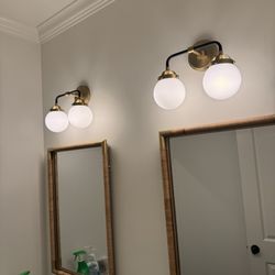 Quick Fix - Some bathroom fixtures we got done last week love the way these look!