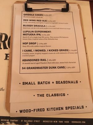 Menu photo 8 Rohrbach Beer Hall & Brewery Rochester, NY Menu photo 8 Rohrbach Beer Hall & Brewery Rochester, NY