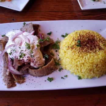 Olea - Lamb gyro platter - Mediterranean Near Me - Fayetteville, North Carolina Olea - Lamb gyro platter - Mediterranean Near Me - Fayetteville, North Carolina