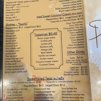 Pho Momma - Current drinks - Noodles Near Me - Sacramento, California
