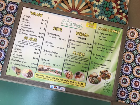Menu photo 3 Gyro Oasis Gyro & Kebab Irving, TX