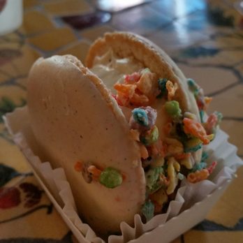 Cocola Bakery - Vanilla Macaron Ice Cream Sandwich, excellent! Eat it before it melts! - Bakeries Near Me - San Jose, California