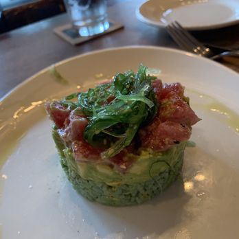 The Hudson House - Tuna poke good but the rice bed underneath- not so much. - New American Near Me - Nyack, New York The Hudson House - Tuna poke good but the rice bed underneath- not so much. - New American Near Me - Nyack, New York