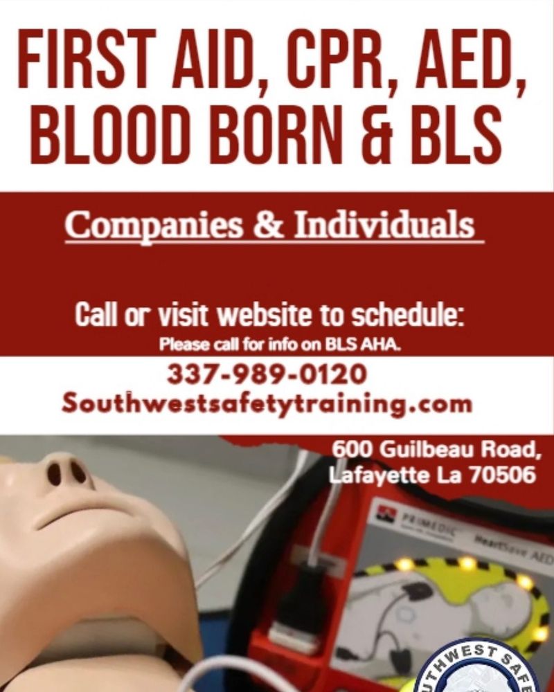 SOUTHWEST SAFETY TRAINING 5413 Johnston St, Lafayette, Louisiana