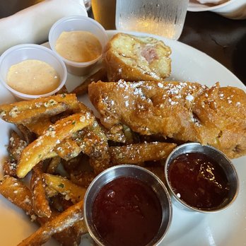 Cafe Orleans - Battered & Fried Monte Cristo Sandwich - Cajun/Creole Near Me - Anaheim, California