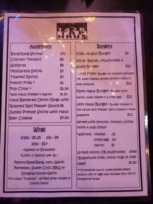 Menu photo 2 1428 Tap Haus Belleville, IL Menu photo 2 1428 Tap Haus Belleville, IL