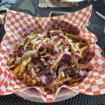 Smokin' This and That BBQ - Loaded French Fries - Barbeque Near Me - Florence, Kentucky Smokin' This and That BBQ - Loaded French Fries - Barbeque Near Me - Florence, Kentucky