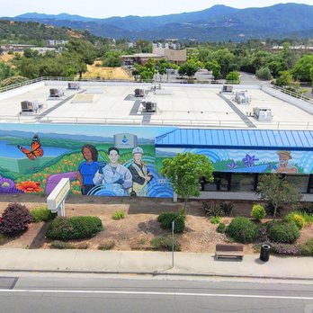 Paul J. Gonzalez Art Studios - Valley Water Mural - San Jose CA (aerial view) - Commissioned Artists Near Me Paul J. Gonzalez Art Studios - Valley Water Mural - San Jose CA (aerial view) - Commissioned Artists Near Me