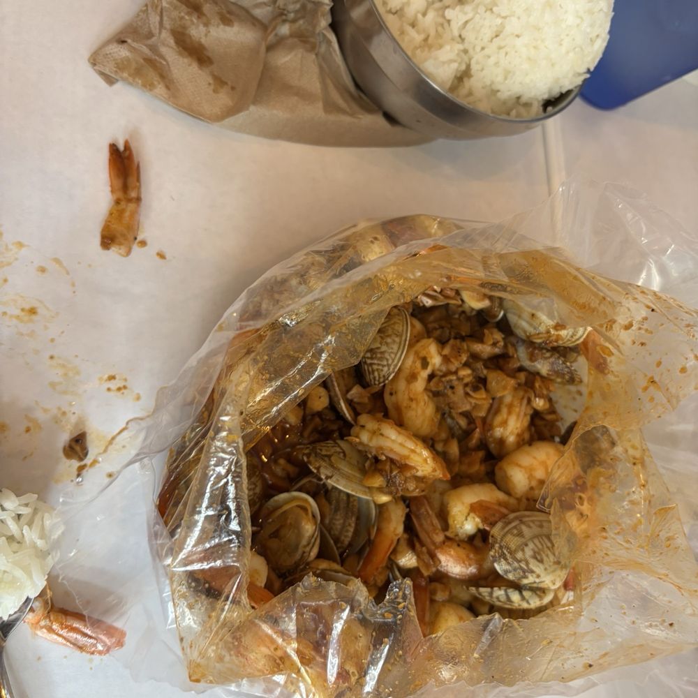 Peeled Shrimp and Clams Peeled Shrimp and Clams