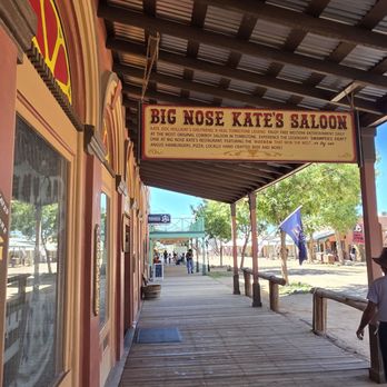 Big Nose Kate's Saloon - Sidewalk sign - Music Venues Near Me - Tombstone, Arizona