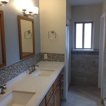 Kevin's Cabinets - a bathroom with double sinks - Kitchen & Bath Near Me - Flagstaff, Arizona Kevin's Cabinets - a bathroom with double sinks - Kitchen & Bath Near Me - Flagstaff, Arizona