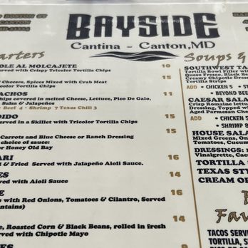 Bayside Cantina - Menu - Mexican Near Me - Baltimore, Maryland Bayside Cantina - Menu - Mexican Near Me - Baltimore, Maryland