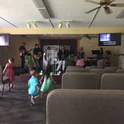 Newtown Church - P&W Warming up before service.