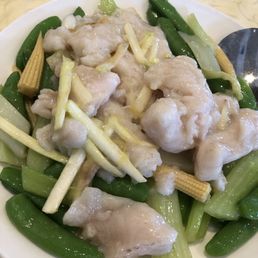 filet with snow pea filet with snow pea