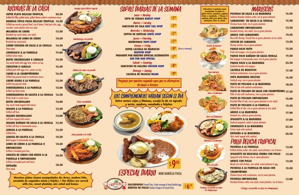 Menu photo 1 Las Nuevas Delicias Jackson Heights, NY