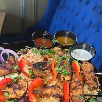 Doodh Patti - Chicken Kabab platter - Afghan Near Me - Flushing, New York