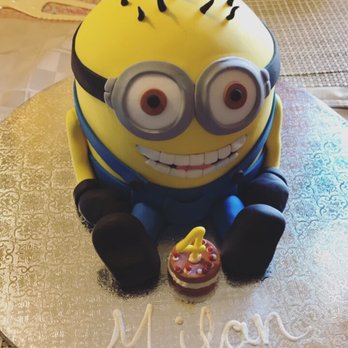 Some Crust Bakery - Minion Cake - Bakeries Near Me - Claremont, California Some Crust Bakery - Minion Cake - Bakeries Near Me - Claremont, California
