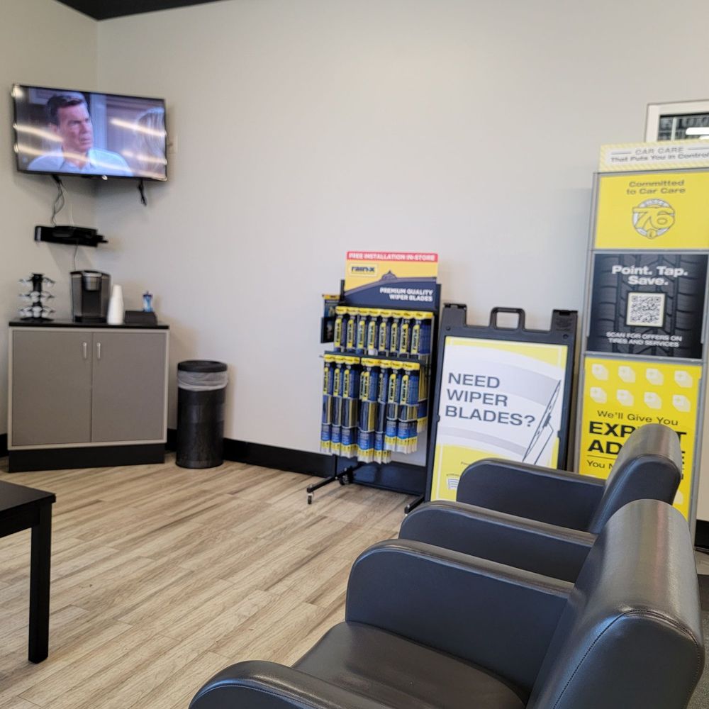 Tires Plus - Waiting area with coffee pods and tv - Tires Near Me - Orlando, Florida Tires Plus - Waiting area with coffee pods and tv - Tires Near Me - Orlando, Florida
