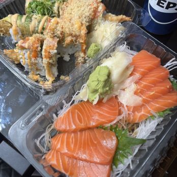 New Osaka Sushi - Osaka Maki Roll 8pc New Osaka Roll 8pc Salmon Sashimi 8pc - Japanese Near Me - Sacramento, California New Osaka Sushi - Osaka Maki Roll 8pc New Osaka Roll 8pc Salmon Sashimi 8pc - Japanese Near Me - Sacramento, California