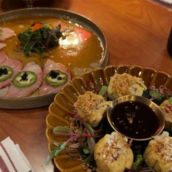Jao Sua - Yellowtail jalapeno and dumplings - Sushi Bars Near Me - Mesa, Arizona