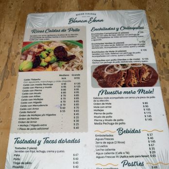 Blanca Elena - Menu - Mexican Near Me - Cancún, ROO Blanca Elena - Menu - Mexican Near Me - Cancún, ROO