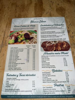 Menu photo 1 Blanca Elena Cancún, ROO Menu photo 1 Blanca Elena Cancún, ROO