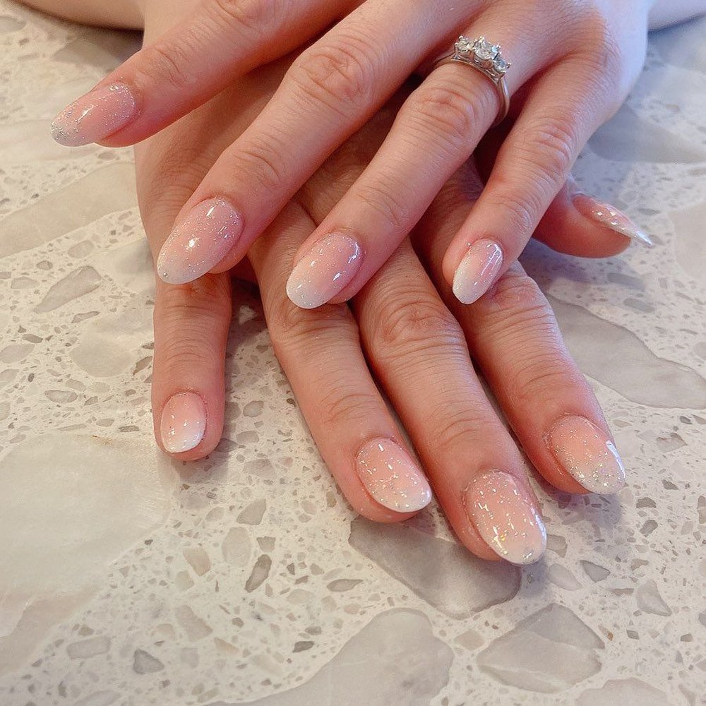Full set acrylic french ombre Full set acrylic french ombre