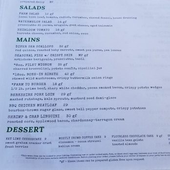 NOCO - Menu - New American Near Me - Saint James, New York