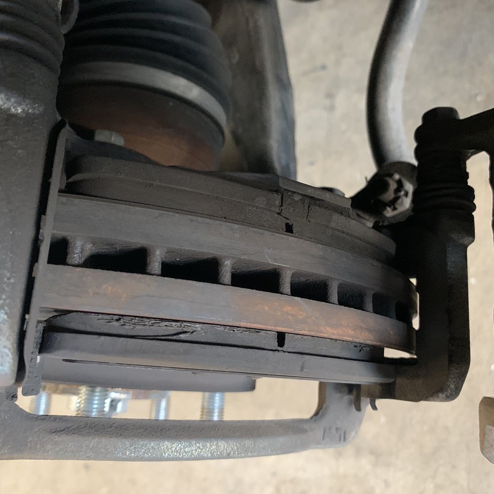 My " extremely low break pad" they said should be immediately replaced